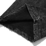 Men Hip Hop Streetwear Tshirt Washed Black - Image 19