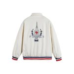 Streetwear Embroidered Printed Loose Casual Sport Jacket