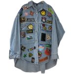 Asymmetrical Denim Jackets Women Streetwear Fashion